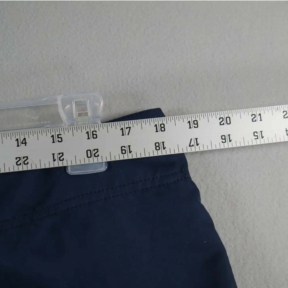 Quiksilver Surf Board Shorts Swim Trunks‎ Men's Size 38 Navy Blue / Light Blue